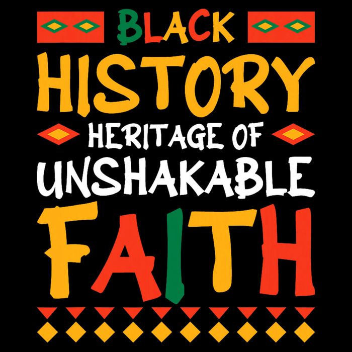 Black History A Heritage Of Unshakable Faith Backpack