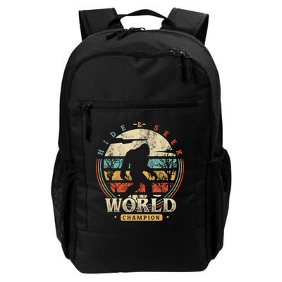 Bigfoot Hide And Seek Champion Sasquatch Camping Tees Backpack