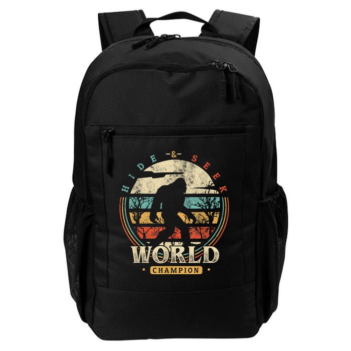 Bigfoot Hide And Seek Champion Sasquatch Camping Tees Backpack