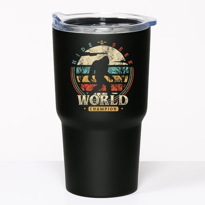 Bigfoot Hide And Seek Champion Sasquatch Camping Tees Tumbler