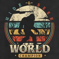 Bigfoot Hide And Seek Champion Sasquatch Camping Tees Golf Towel