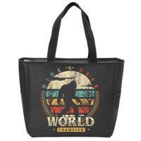 Bigfoot Hide And Seek Champion Sasquatch Camping Tees Zip Tote Bag