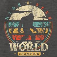 Bigfoot Hide And Seek Champion Sasquatch Camping Tees Vector Backpack