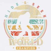 Bigfoot Hide And Seek Champion Sasquatch Camping Tees Garment-Dyed Sweatshirt