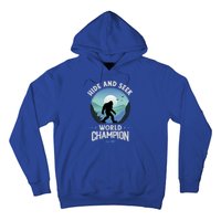 Bigfoogift Hide And Seek Bigfoot Hide And Seek Champion Cool Gift Hoodie