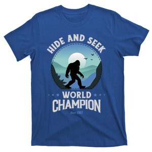 Bigfoogift Hide And Seek Bigfoot Hide And Seek Champion Cool Gift T-Shirt