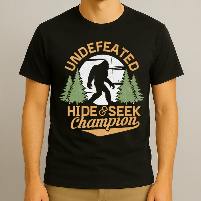 Bigfoot Hide And Seek Champion Sasquatch Stuff T-Shirt