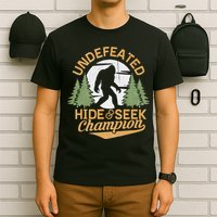 Bigfoot Hide And Seek Champion Sasquatch Stuff T-Shirt