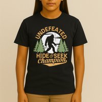 Bigfoot Hide And Seek Champion Sasquatch Stuff T-Shirt