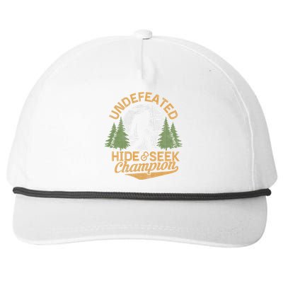 Bigfoot Hide And Seek Champion Sasquatch Stuff Snapback Five-Panel Rope Hat