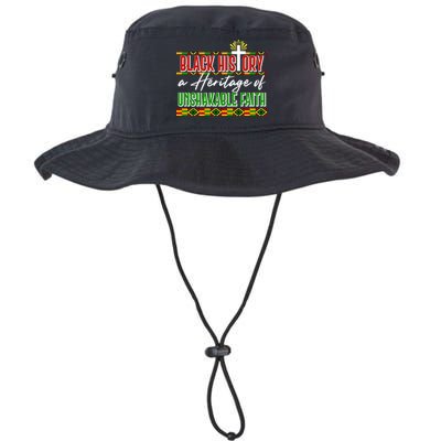 Black History A Heritage Of Unshakable Faith Celebrate Black History Month Bucket Hat