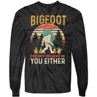 Bigfoot Hide And Seek World Champion Sasquatch Men Tie-Dye Long Sleeve Shirt