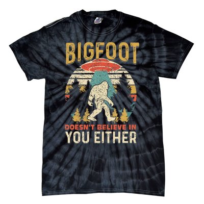 Bigfoot Hide And Seek World Champion Sasquatch Men Tie-Dye T-Shirt