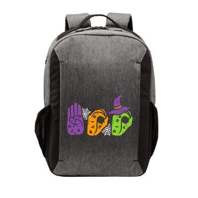 Boo Hands American Sign Language Pride Asl Halloween Vector Backpack