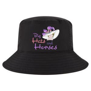 Big Hats And Horses Derby Day Kentucky Cool Comfort Performance Bucket Hat