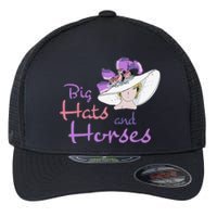 Big Hats And Horses Derby Day Kentucky Flexfit Unipanel Trucker Cap