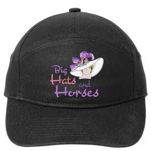 Big Hats And Horses Derby Day Kentucky 7-Panel Snapback Hat