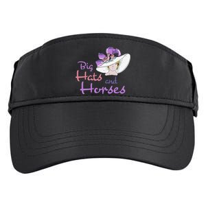 Big Hats And Horses Derby Day Kentucky Adult Drive Performance Visor