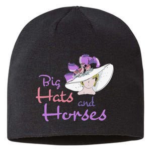 Big Hats And Horses Derby Day Kentucky Sustainable Beanie