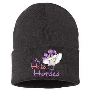 Big Hats And Horses Derby Day Kentucky Sustainable Knit Beanie