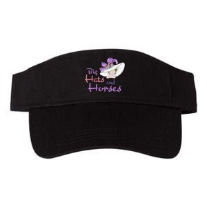 Big Hats And Horses Derby Day Kentucky Valucap Bio-Washed Visor