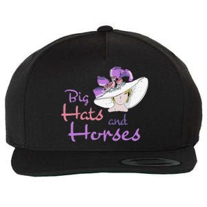 Big Hats And Horses Derby Day Kentucky Wool Snapback Cap