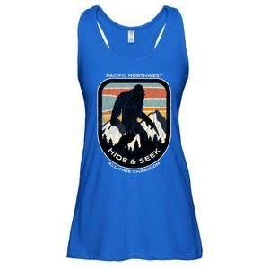 Bigfoot Hide And Seek Alltime Champ Of Pacific Northwest Funny Gift Ladies Essential Flowy Tank