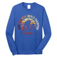 Bigfoot Hide And Seek World Champion Sasquatch Halloween Long Sleeve Shirt