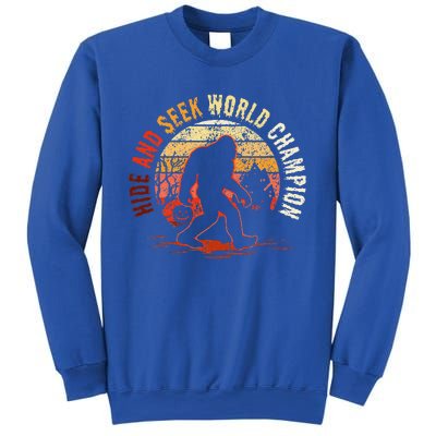 Bigfoot Hide And Seek World Champion Sasquatch Halloween Sweatshirt