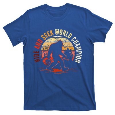 Bigfoot Hide And Seek World Champion Sasquatch Halloween T-Shirt