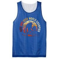 Bigfoot Hide And Seek World Champion Sasquatch Halloween Mesh Reversible Basketball Jersey Tank