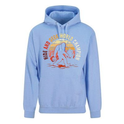 Bigfoot Hide And Seek World Champion Sasquatch Halloween Unisex Surf Hoodie