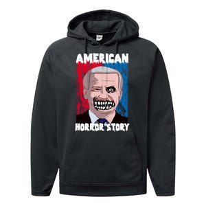 Biden Horror American Zombie Story Halloween Performance Fleece Hoodie