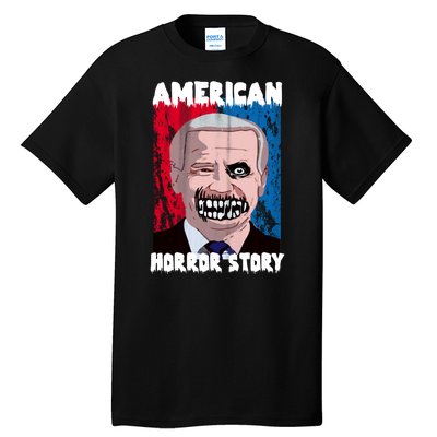 Biden Horror American Zombie Story Halloween Tall T-Shirt