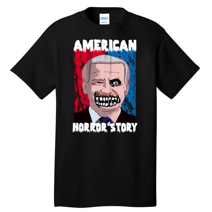 Biden Horror American Zombie Story Halloween Tall T-Shirt