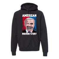 Biden Horror American Zombie Story Halloween Premium Hoodie