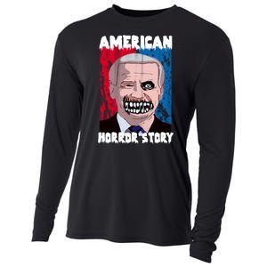 Biden Horror American Zombie Story Halloween Cooling Performance Long Sleeve Crew