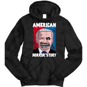 Biden Horror American Zombie Story Halloween Tie Dye Hoodie