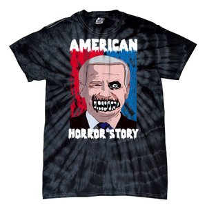 Biden Horror American Zombie Story Halloween Tie-Dye T-Shirt