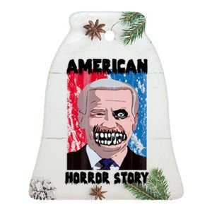 Biden Horror American Zombie Story Halloween Ceramic Bell Ornament