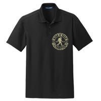 Bigfoot Hide And Seek Champion Funny Sasquatch Dry Zone Grid Polo