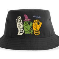 Boo Hands American Sign Language Pride Asl Halloween Witch Sustainable Bucket Hat