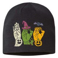 Boo Hands American Sign Language Pride Asl Halloween Witch Sustainable Beanie