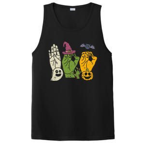 Boo Hands American Sign Language Pride Asl Halloween Witch PosiCharge Competitor Tank