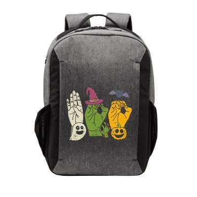 Boo Hands American Sign Language Pride Asl Halloween Witch Vector Backpack