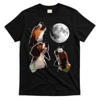 Beagle Howling At The Moon Funny Beagle Owner Beagle T-Shirt