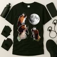 Beagle Howling At The Moon Funny Beagle Owner Beagle T-Shirt