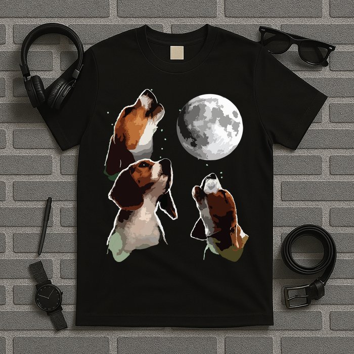 Beagle Howling At The Moon Funny Beagle Owner Beagle T-Shirt