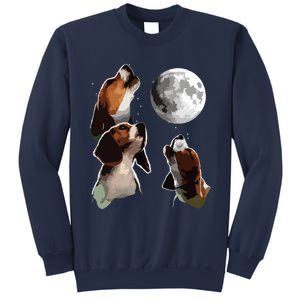 Beagle Howling At The Moon Funny Beagle Owner Beagle Sweatshirt