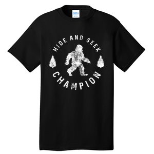 Bigfoot Hide And Seek Champion Tall T-Shirt